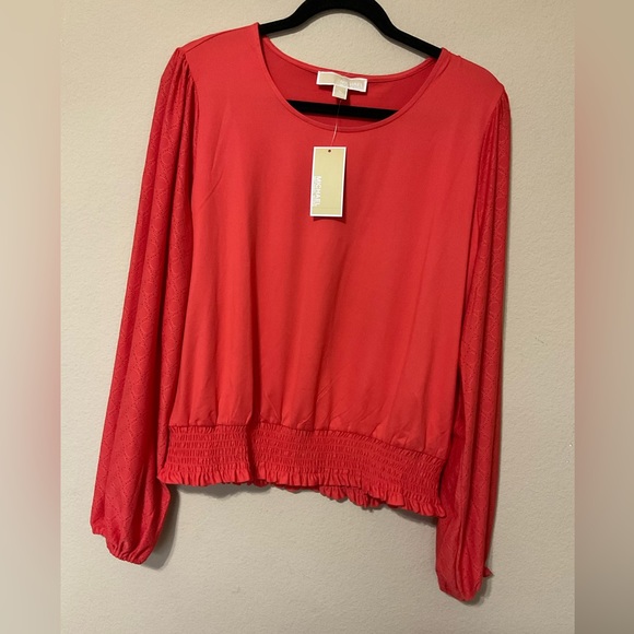 G - Michael Kors Orange Top - Picture 1 of 4